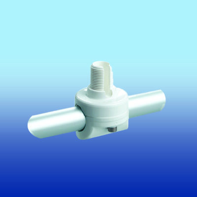 RAIL MOUNT IN REINFORCED NYLON FOR GPS ANTENNAS – HORIZONTAL RAIL – STANDARD THREAD 1”X14.